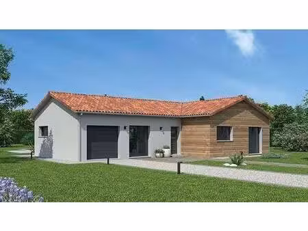 terrain avec maison neuve à vendre