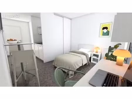 studio 1 pièce 18 m²