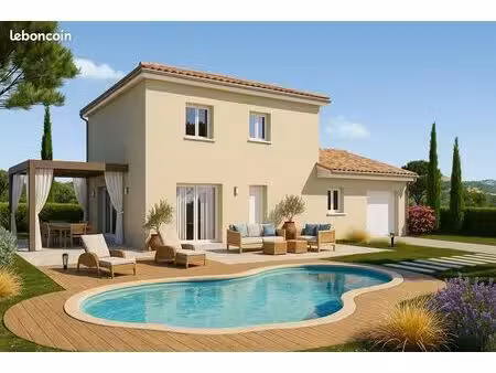 projet de construction d'une maison 90 m² avec terrain à blyes (01)