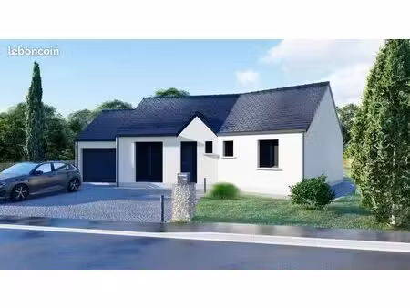 projet de construction d'une maison 71.32 m² avec terrain à guemene-penfao (44)