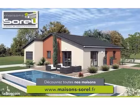 maison 98 m² avec terrain à oyonnax (01)