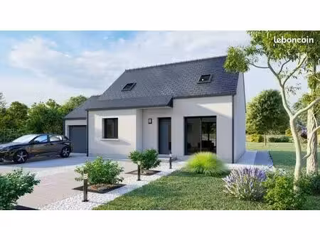 projet de construction d'une maison 80.88 m² avec terrain à saint-mars-de-coutais (44)