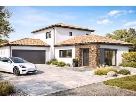 terrain avec maison neuve à vendre