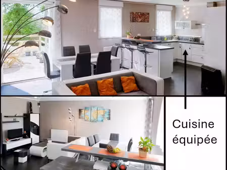 part loue t3 meublé de 71 m² avec terrasse en bois