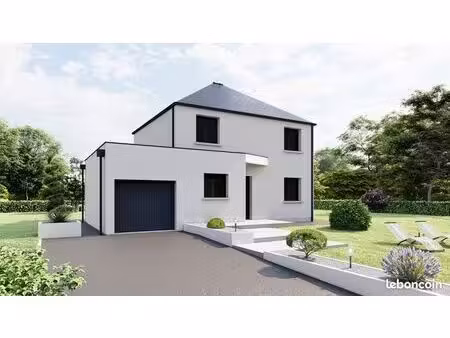 projet de construction d'une maison 93.5 m² avec terrain à la chapelle-sur-erdre (44)