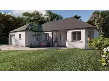 projet de construction d'une maison 93.17 m² avec terrain à la roche-blanche (44)