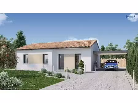 terrain avec maison neuve à vendre