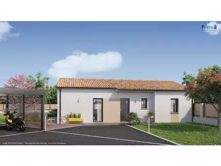 terrain avec maison neuve à vendre