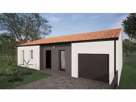 terrain avec maison neuve à vendre
