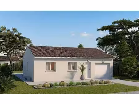 terrain avec maison neuve à vendre
