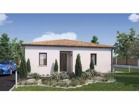 terrain avec maison neuve à vendre