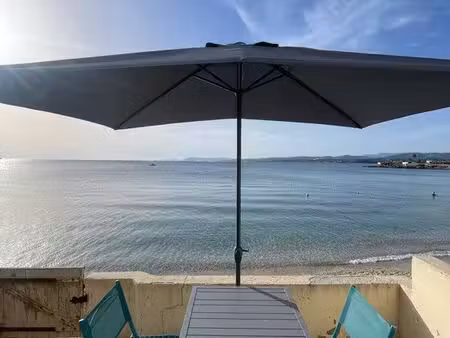 studio 33m2 vue mer + terrasse 40 m2 les pieds dans l’eau