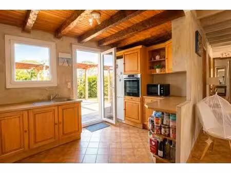 maison bois type chalet 125 m² sur terrain de 5 110 m² divisible - onesse-etr-laharie