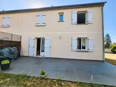 pavillon 3 chambres avec garage et jardin