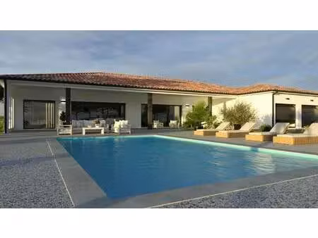 terrain avec maison neuve à vendre