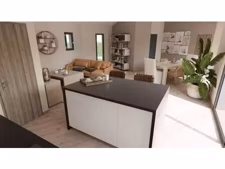 terrain avec maison neuve à vendre
