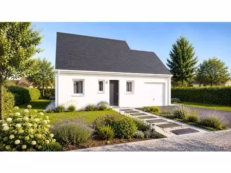 terrain avec maison neuve à vendre