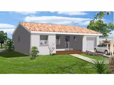 terrain avec maison neuve à vendre