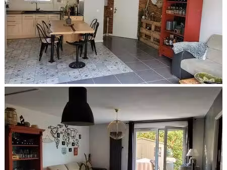 location appartement t2 meublé + jardin/terrasse