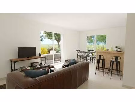 terrain avec maison neuve à vendre