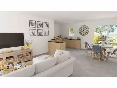 terrain avec maison neuve à vendre
