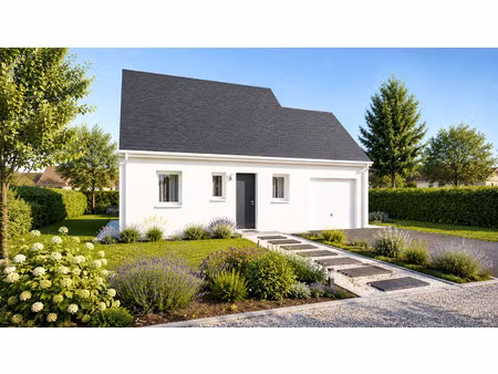 terrain avec maison neuve à vendre