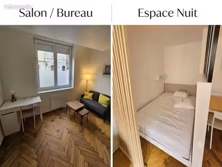 studio meublé - entièrement rénové