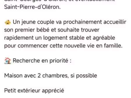 recherche location à l'année