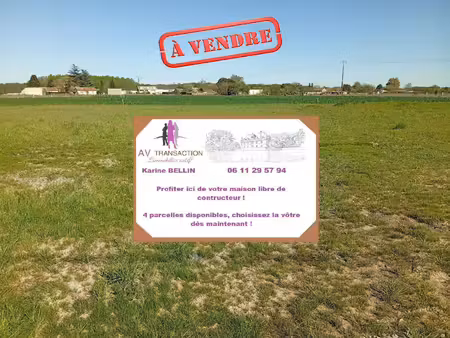 terrain constructible viabilisé à vendre