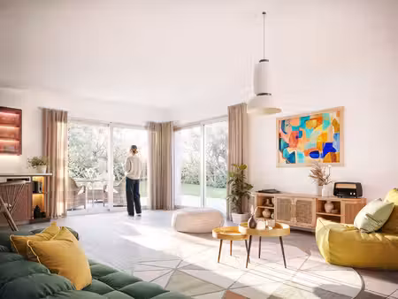 appartement 4 pièces 93 10m² + jardin +terrasse + parking couvert + cave