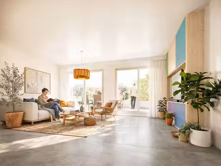 appartement 4 pièces 96 52m² attique + terrasse + parking couvert + cave