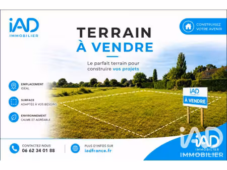 vente terrain à bâtir 1 572 m²
