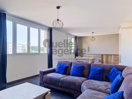 appartement traversant meublé et clé en main – 78 87 m² – brest (kergoat) – 2ᵉ étage avec 