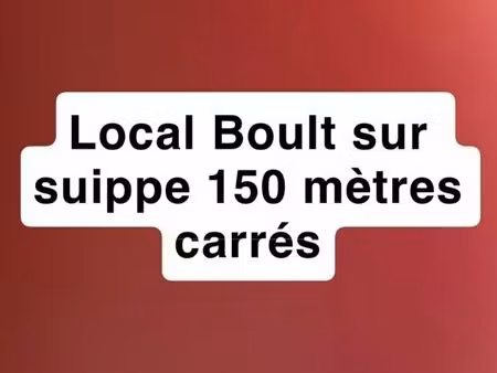 locaux commerciaux 150m3 et 150m3 de sous-sol