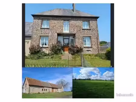 maison + dépendance + champ