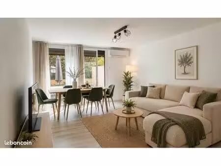 appartement 85m2 + jardin 60m2 | 3 chambres | 2 parkings | septemes