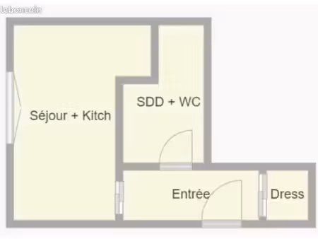 à louer – studio meublé rdc – fontenay-aux-roses (proche rer b & sceaux)