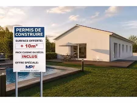 terrain avec maison neuve à vendre