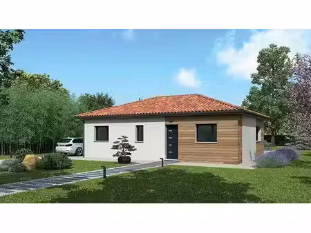 terrain avec maison neuve à vendre