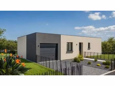 terrain avec maison neuve à vendre