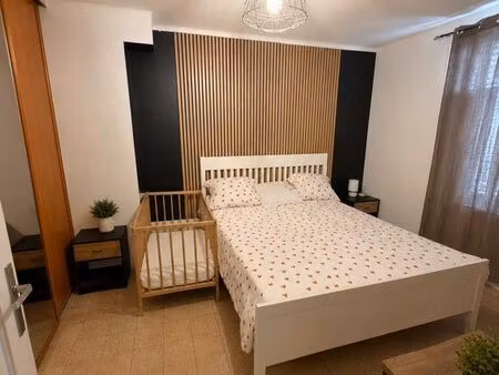 à louer – charmant appartement meublé 44 m² avec balcon  proche plage