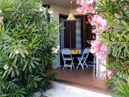 canet en roussillon-f2-42m2-parking + jardin