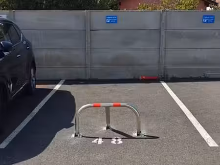 place de parking sécurisée