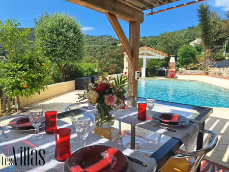 villa t6 vue panoramique piscine + studio