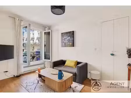 vente appartement 2 pièces 27 m² à paris 18ème (75018)  307 000 €