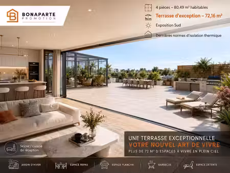 vente appartement 4 pièces 84 m² à pontoise (95000)  317 000 €