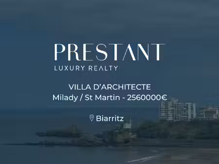 villa d'architecte à saint-martin