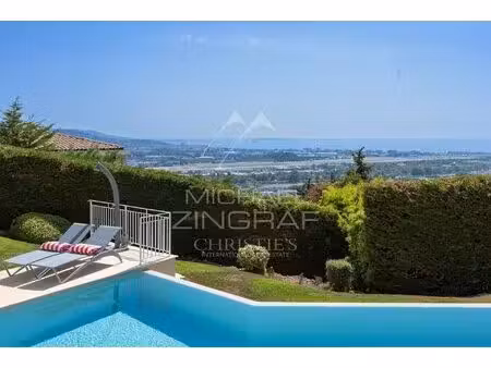 mandelieu la napoule - propriété vue mer dans domaine privé - proche cannes