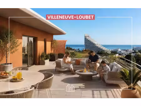 vente maison neuf 4 pièces 85m2 villeneuve-loubet - 730000 € - surface privée