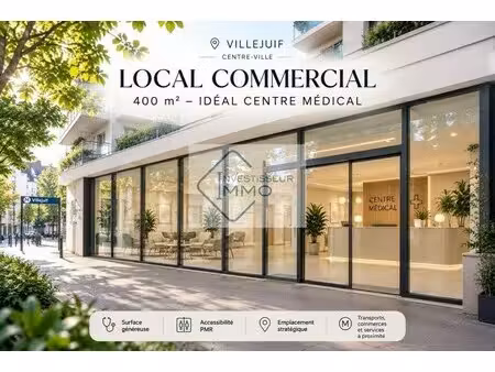 location commerce villejuif 94800 400m²
